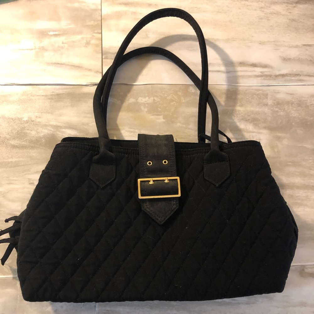 Vera Bradley Black Quilted Purse